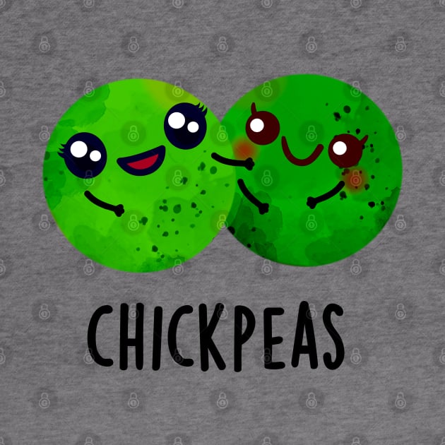 Chick Peas Funny Girl Pea Pun by punnybone